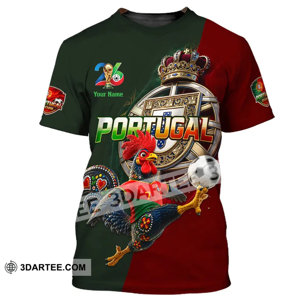 Unisex Shirt - Custom Portugal World Cup 2026 Shirt - T-Shirt / S - T-shirt