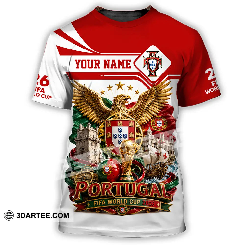 Unisex Shirt - Custom Portugal World Cup 2026 Shirt - T-Shirt / S - T-shirt