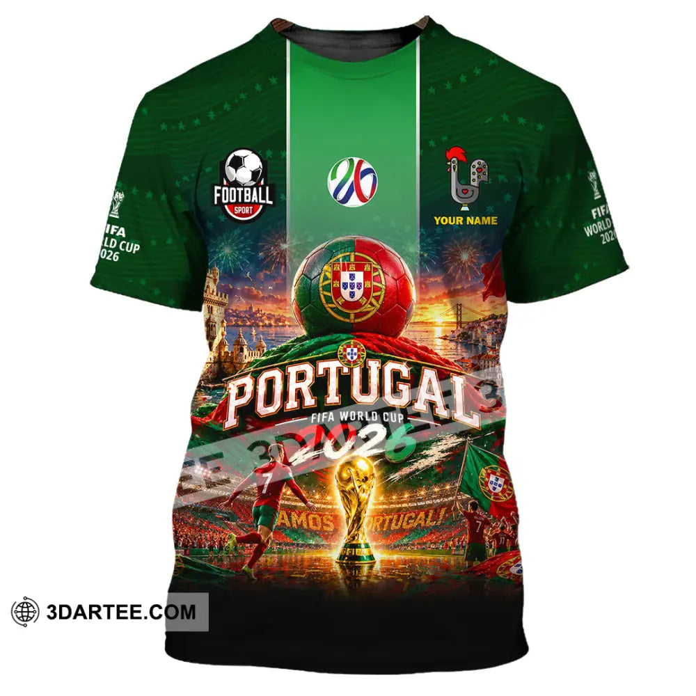 Unisex Shirt - Custom Portugal World Cup 2026 Shirt - T-Shirt / S - T-shirt