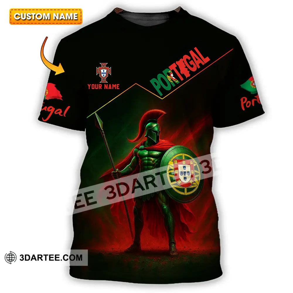 Unisex Shirt - Custom Portugal Warrior Shirt T-shirt