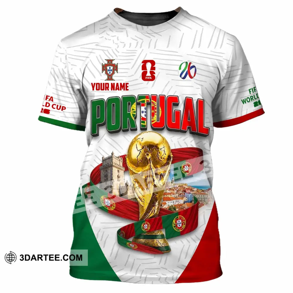 Unisex Shirt - Custom Portugal World Cup 2026 Shirt - T-Shirt / S - T-shirt