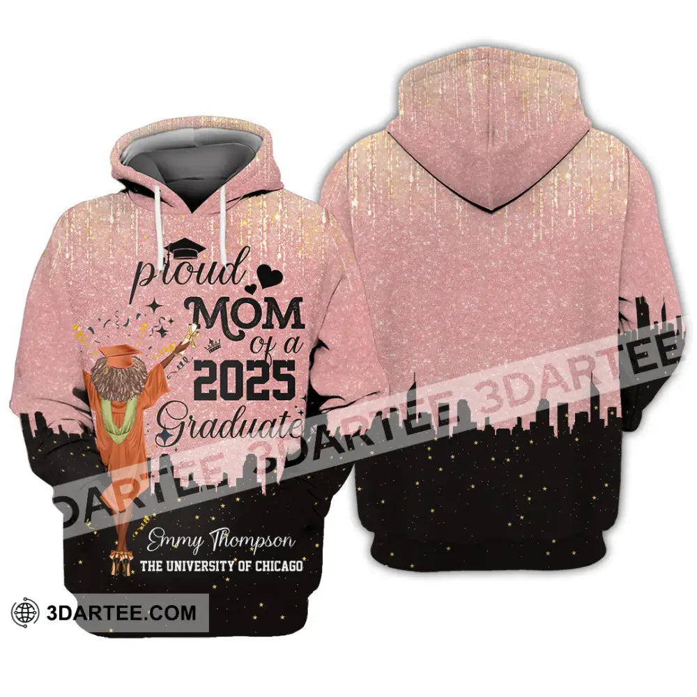 Unisex Shirt - Custom Shirt Proud Mom Of A 2025 Graduate Hoodie / S T-shirt