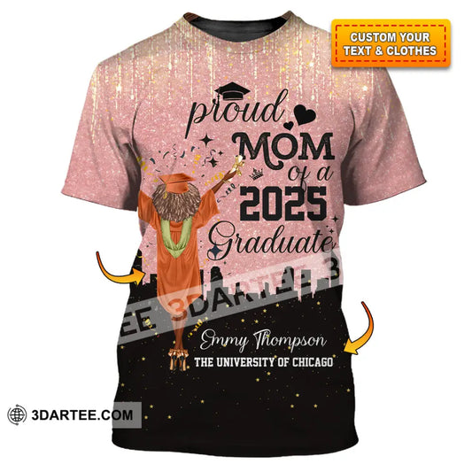 Unisex Shirt - Custom Shirt Proud Mom Of A 2025 Graduate T-shirt