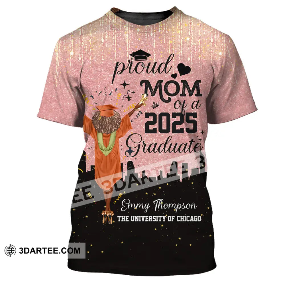 Unisex Shirt - Custom Shirt Proud Mom Of A 2025 Graduate T-Shirt / S T-shirt