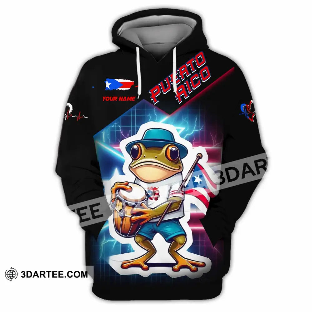 Unisex Shirt - Custom Puerto Rico 3D Shirt Hoodie / S T-shirt