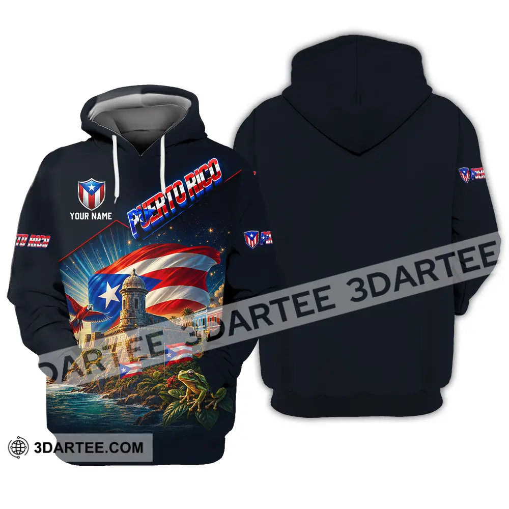 Unisex Shirt - Custom Puerto Rico Shirt - Hoodie / S - T-shirt