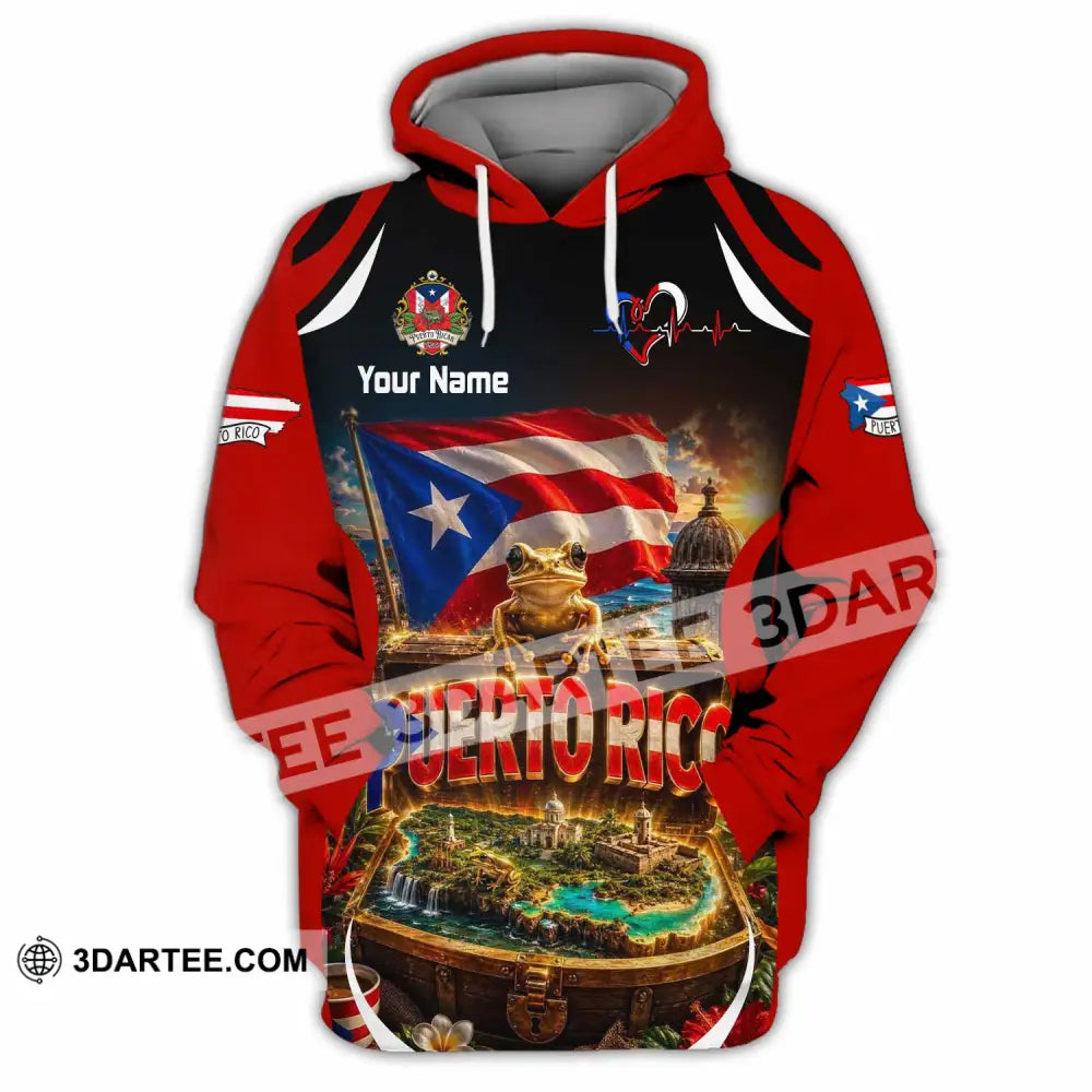 Unisex Shirt - Custom Puerto Rico Shirt - Hoodie / S - T-shirt