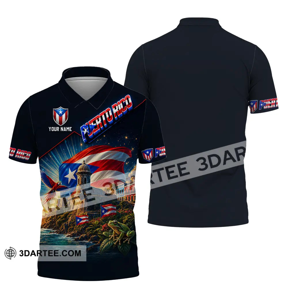Unisex Shirt - Custom Puerto Rico Shirt - Polo Shirt / S - T-shirt