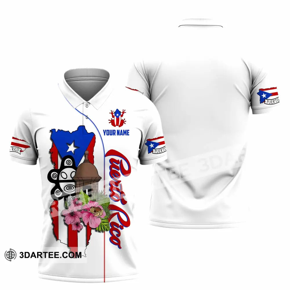 Unisex Shirt - Custom Puerto Rico Shirt Polo Shirt / S T-shirt