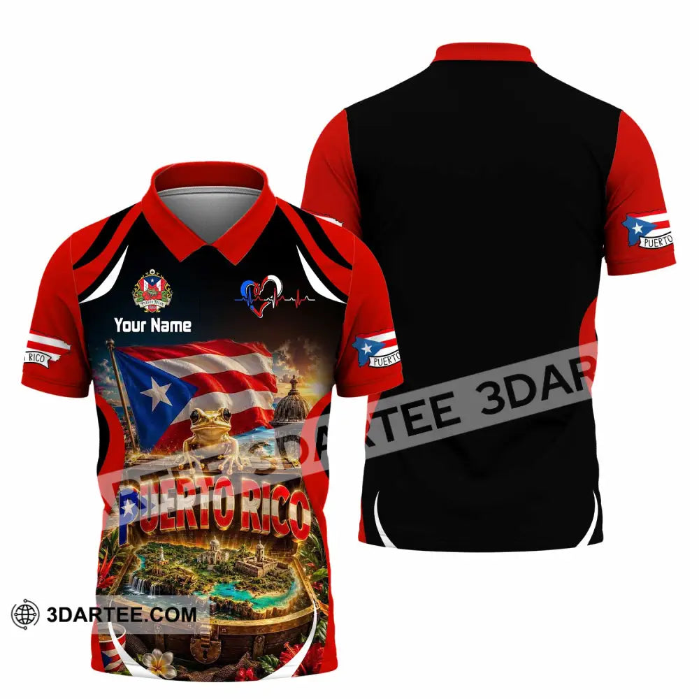 Unisex Shirt - Custom Puerto Rico Shirt - Polo Shirt / S - T-shirt