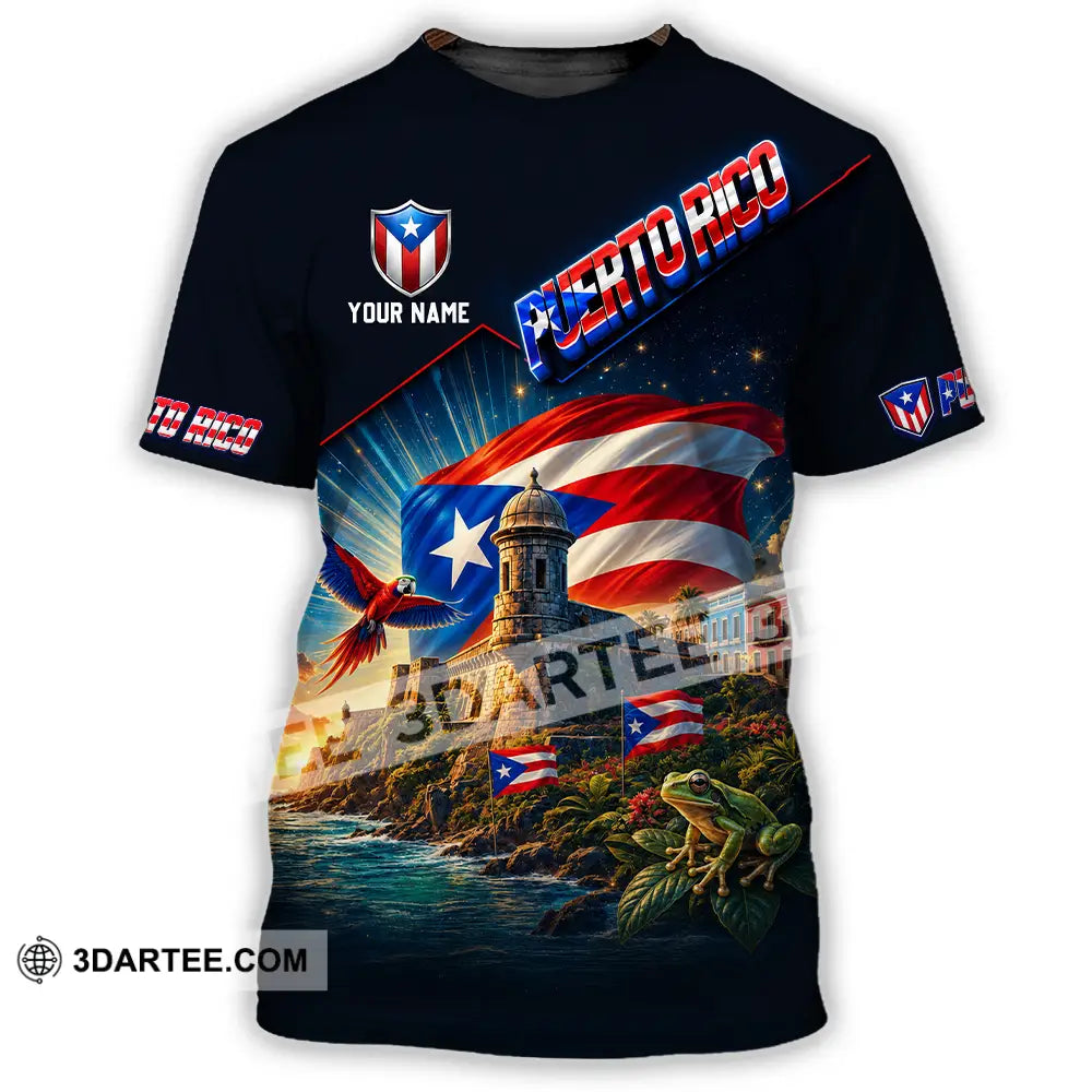 Unisex Shirt - Custom Puerto Rico Shirt - T-Shirt / S - T-shirt
