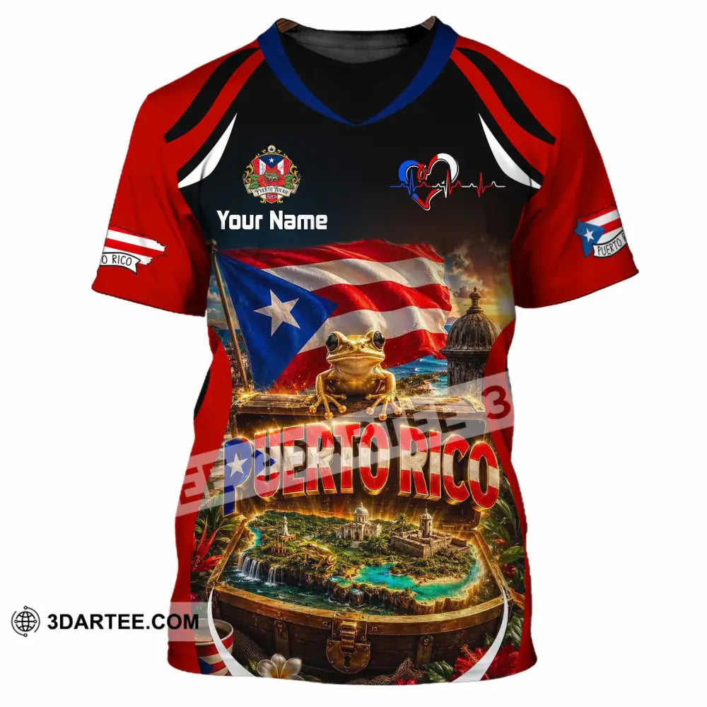 Unisex Shirt - Custom Puerto Rico Shirt - T-Shirt / S - T-shirt