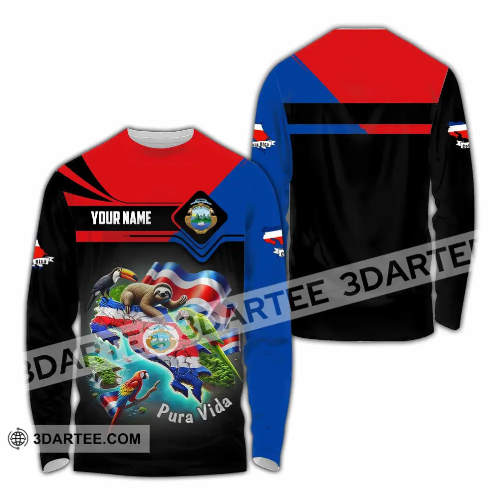 Unisex Shirt - Custom Pura Vida Shirt Long Sleeve Shirt / S T-shirt
