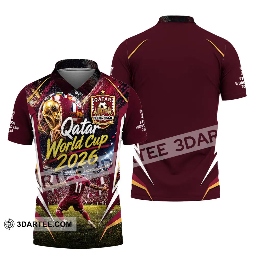 Unisex Shirt - Custom Qatar World Cup 2026 Shirt - Polo Shirt / S - T-shirt