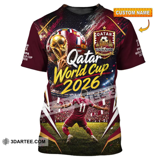 Unisex Shirt - Custom Qatar World Cup 2026 Shirt - T-shirt