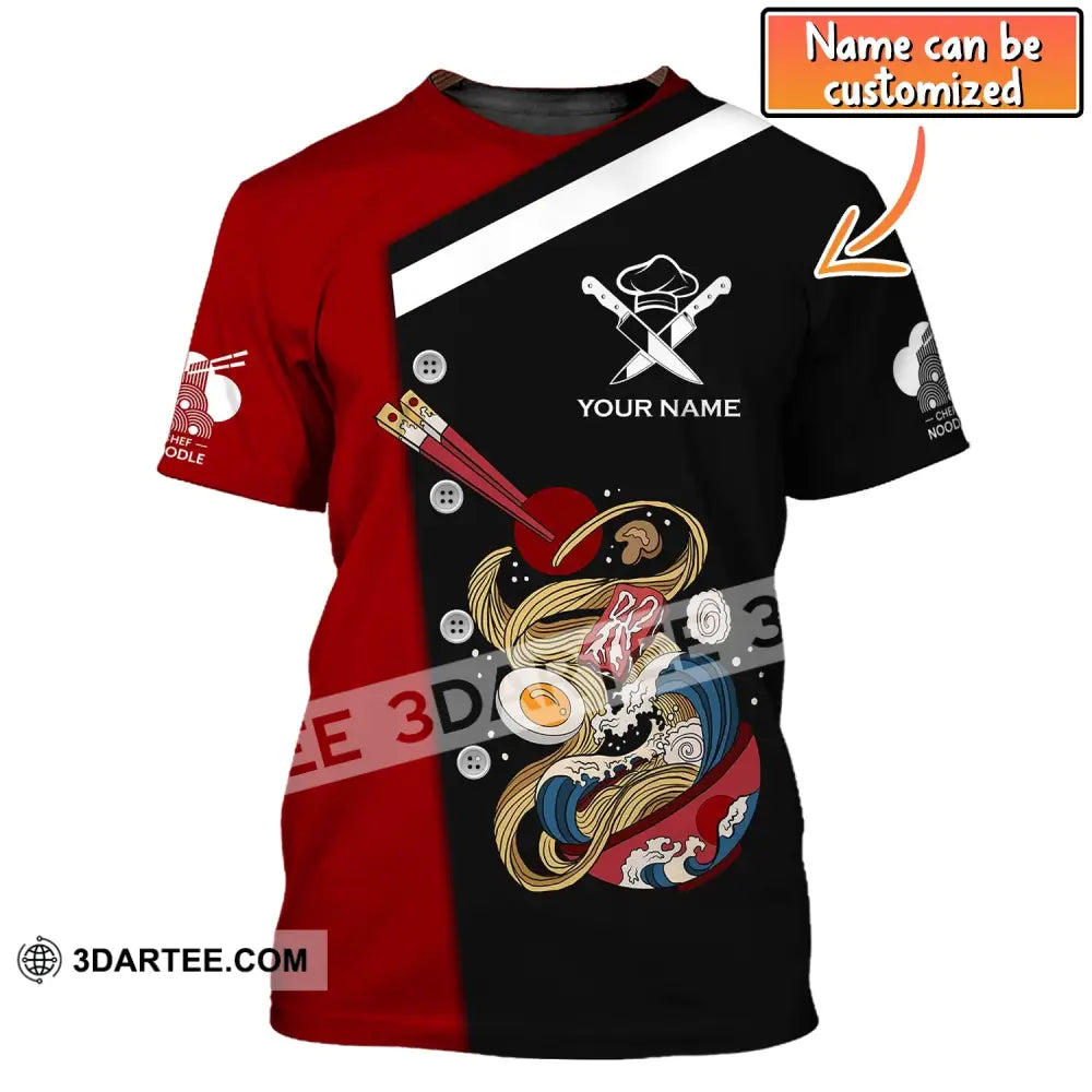 Unisex Shirt Custom Ramen Chef Noodle T-Shirt