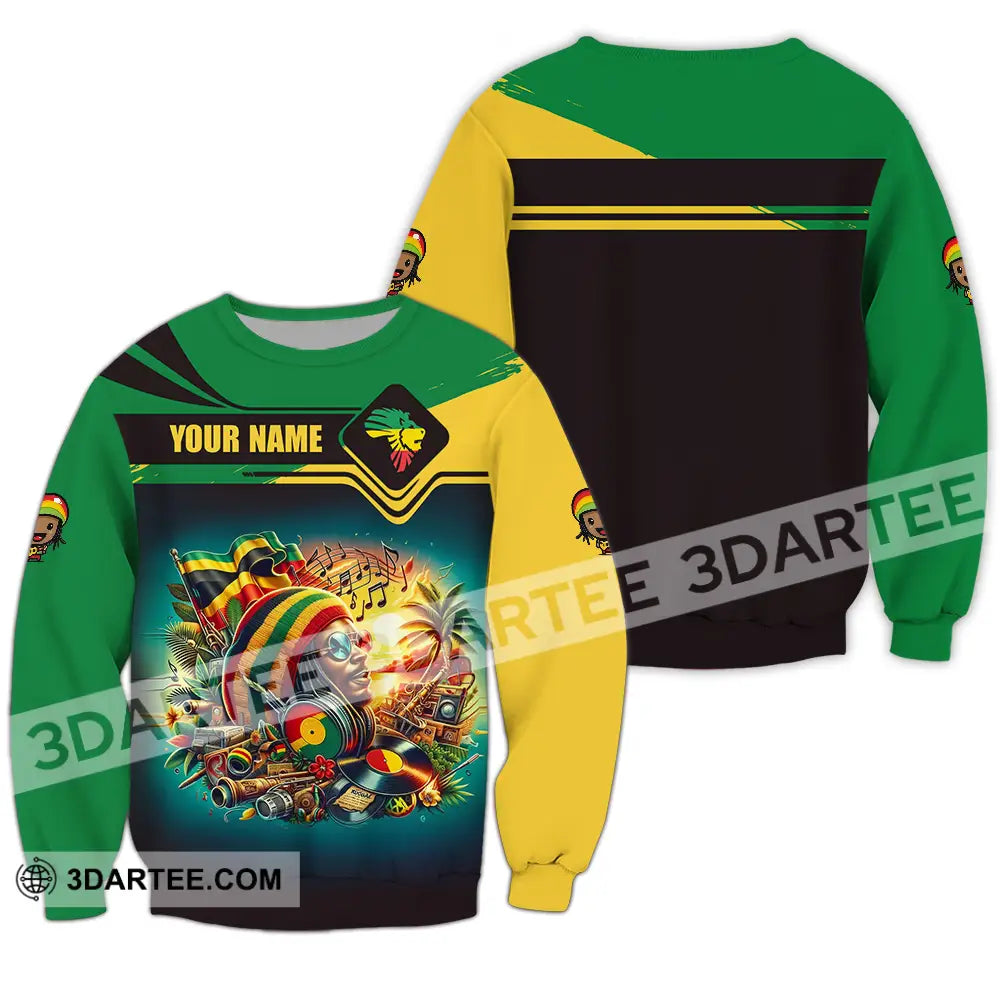 Unisex Shirt - Custom Reggae Shirt Long Sleeve / S T-shirt