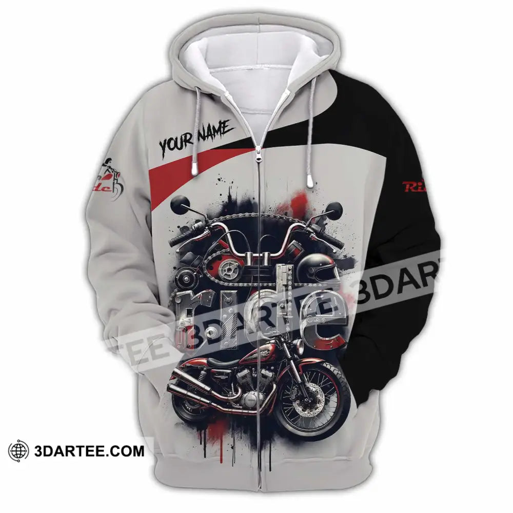 Unisex Shirt - Custom Ride 3D Shirt - Zipper Hoodie / S - T-shirt