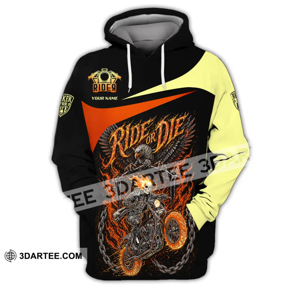 Unisex Shirt - Custom Ride Or Die 3D Shirt - Hoodie / S - T-shirt