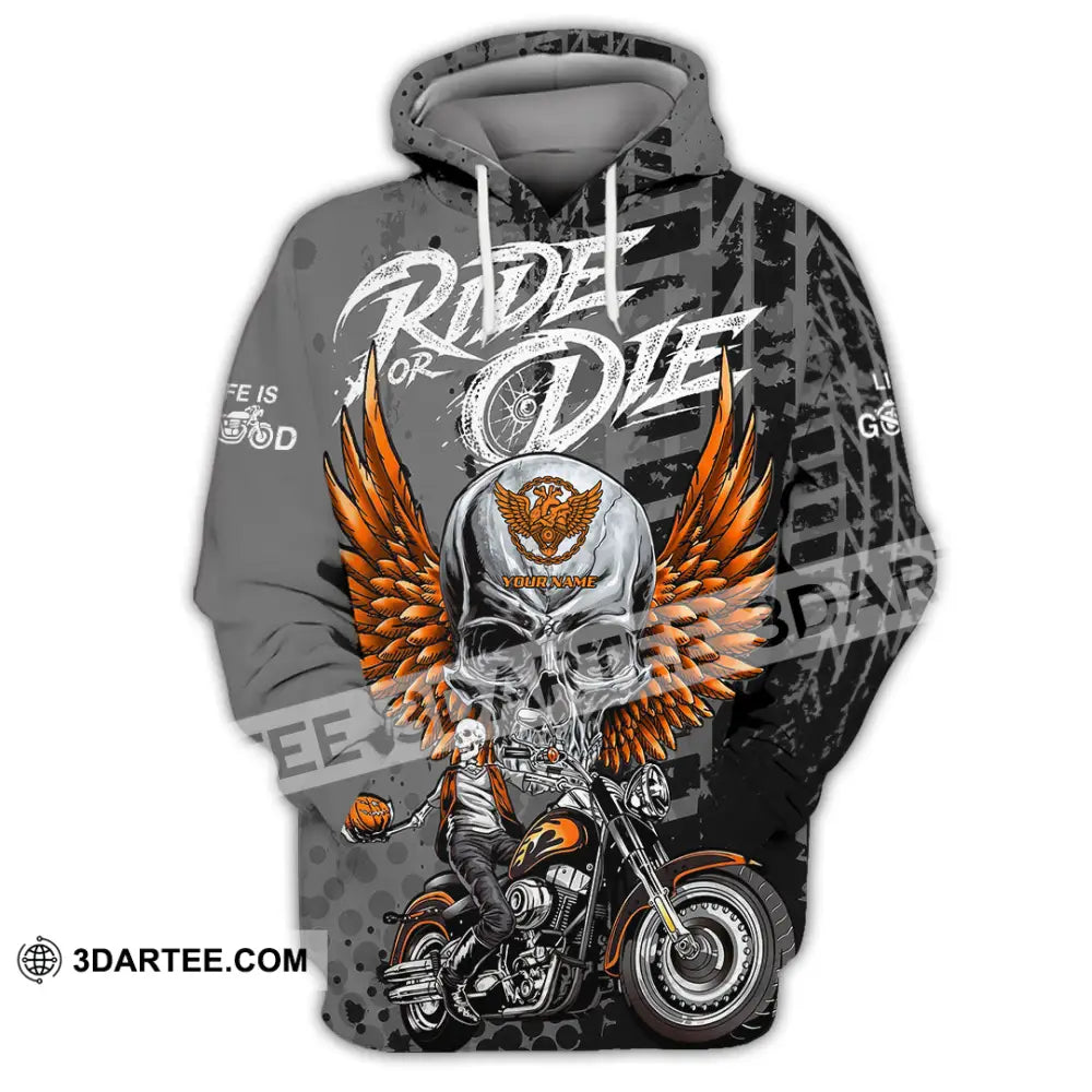 Unisex Shirt - Custom Ride Or Die 3D Shirt - Hoodie / S - T-shirt