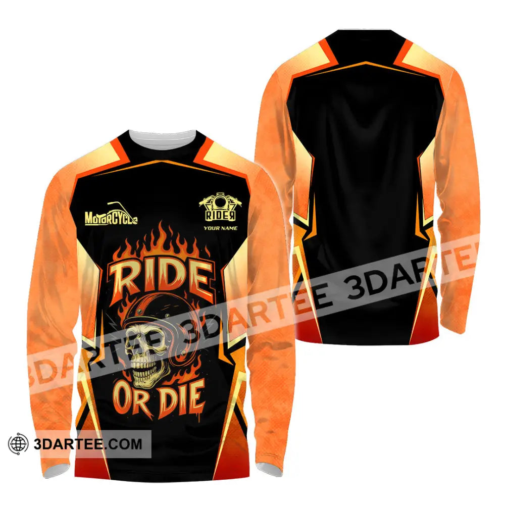 Unisex Shirt - Custom Ride Or Die 3D Shirt - Long Sleeve Shirt / S - T-shirt