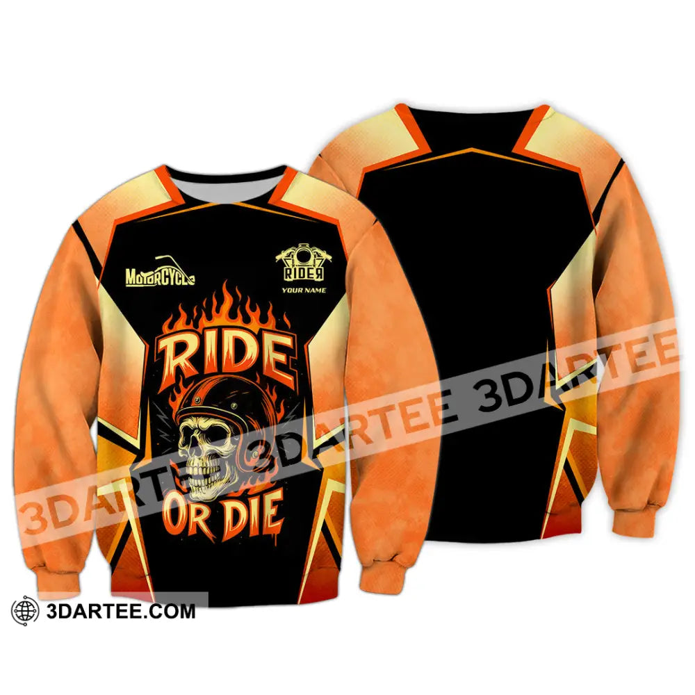 Unisex Shirt - Custom Ride Or Die 3D Shirt - Long Sleeve / S - T-shirt