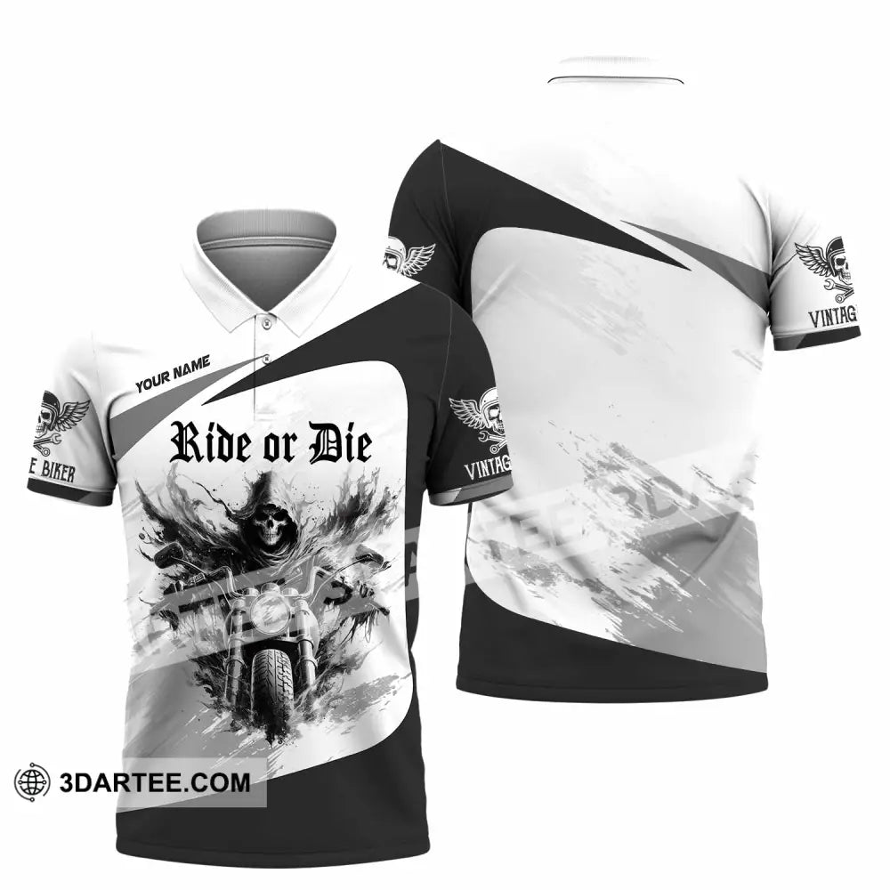 Unisex Shirt - Custom Ride Or Die 3D Shirt Polo Shirt / S T-shirt