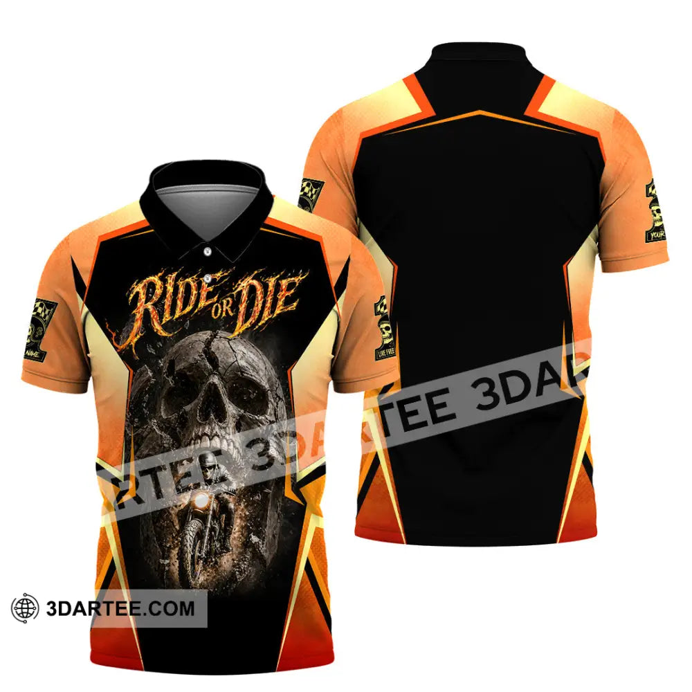 Unisex Shirt - Custom Ride Or Die 3D Shirt - Polo Shirt / S - T-shirt