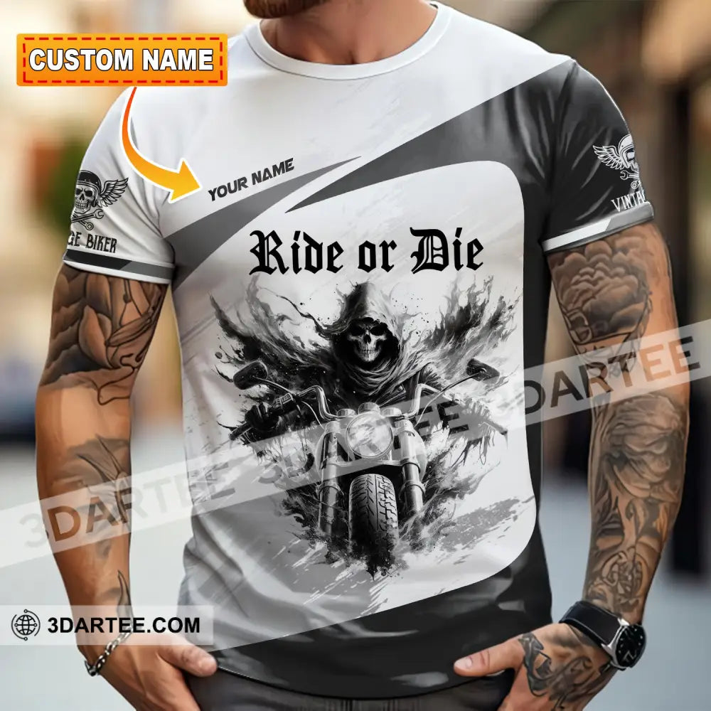 Unisex Shirt - Custom Ride Or Die 3D Shirt T-shirt