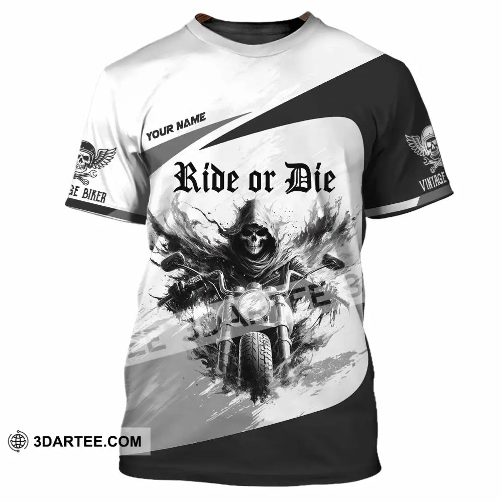 Unisex Shirt - Custom Ride Or Die 3D Shirt T-Shirt / S T-shirt