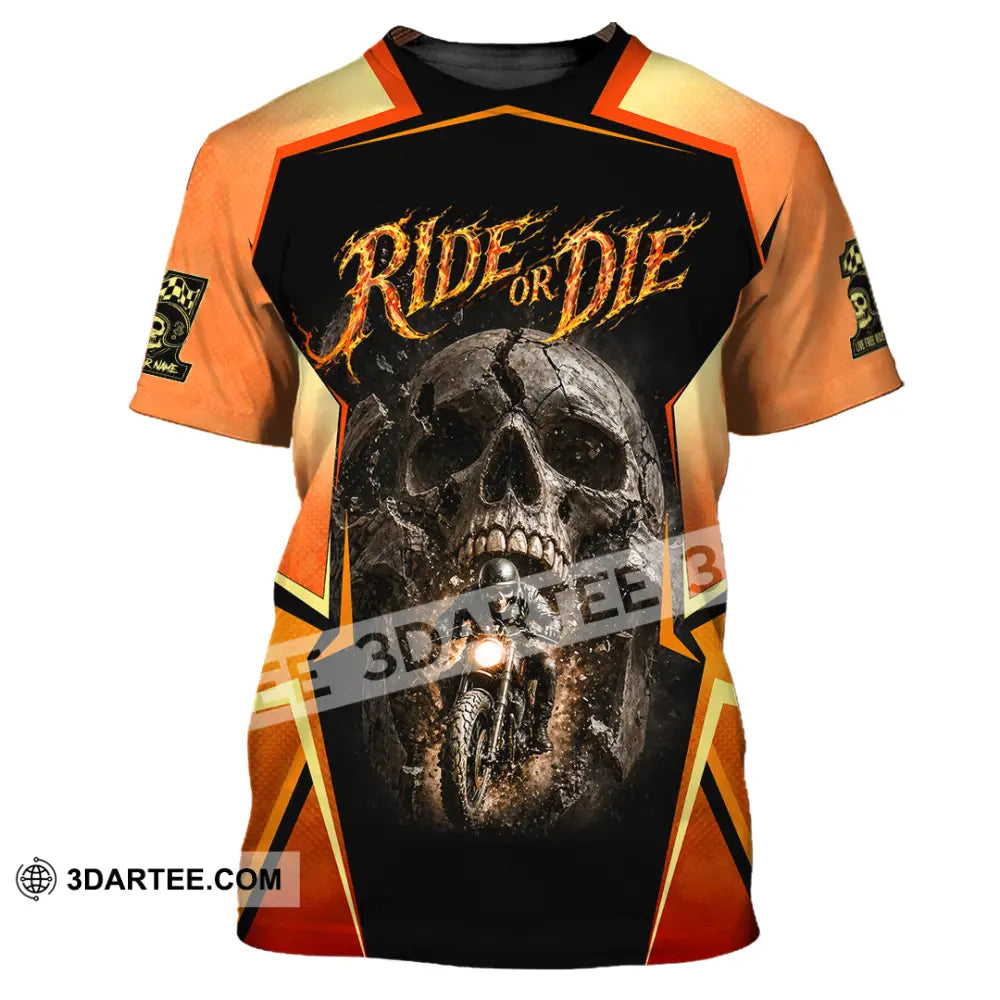 Unisex Shirt - Custom Ride Or Die 3D Shirt - T-Shirt / S - T-shirt