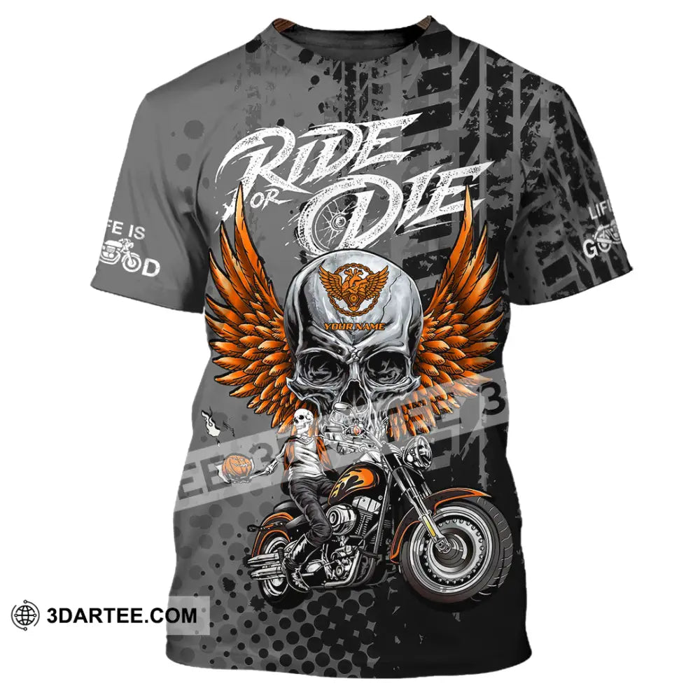 Unisex Shirt - Custom Ride Or Die 3D Shirt - T-Shirt / S - T-shirt