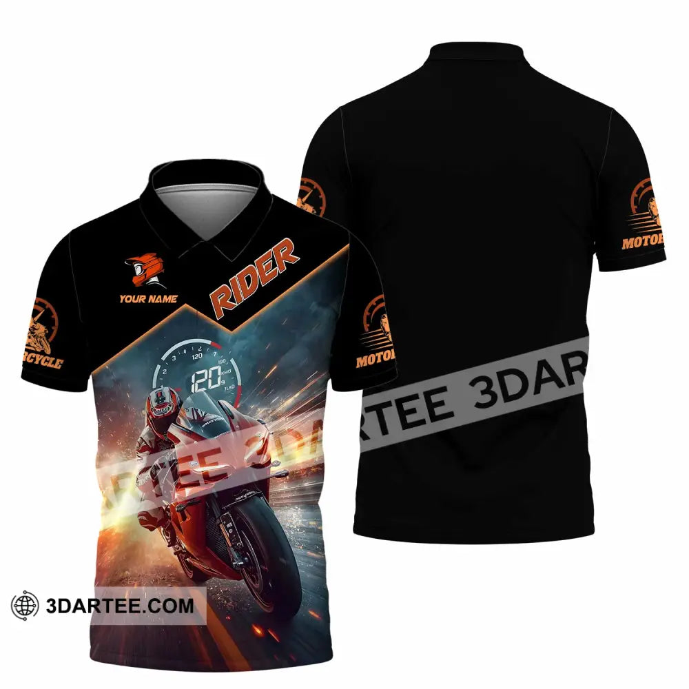 Unisex Shirt - Custom Rider 3D Shirt Polo Shirt / S T-shirt