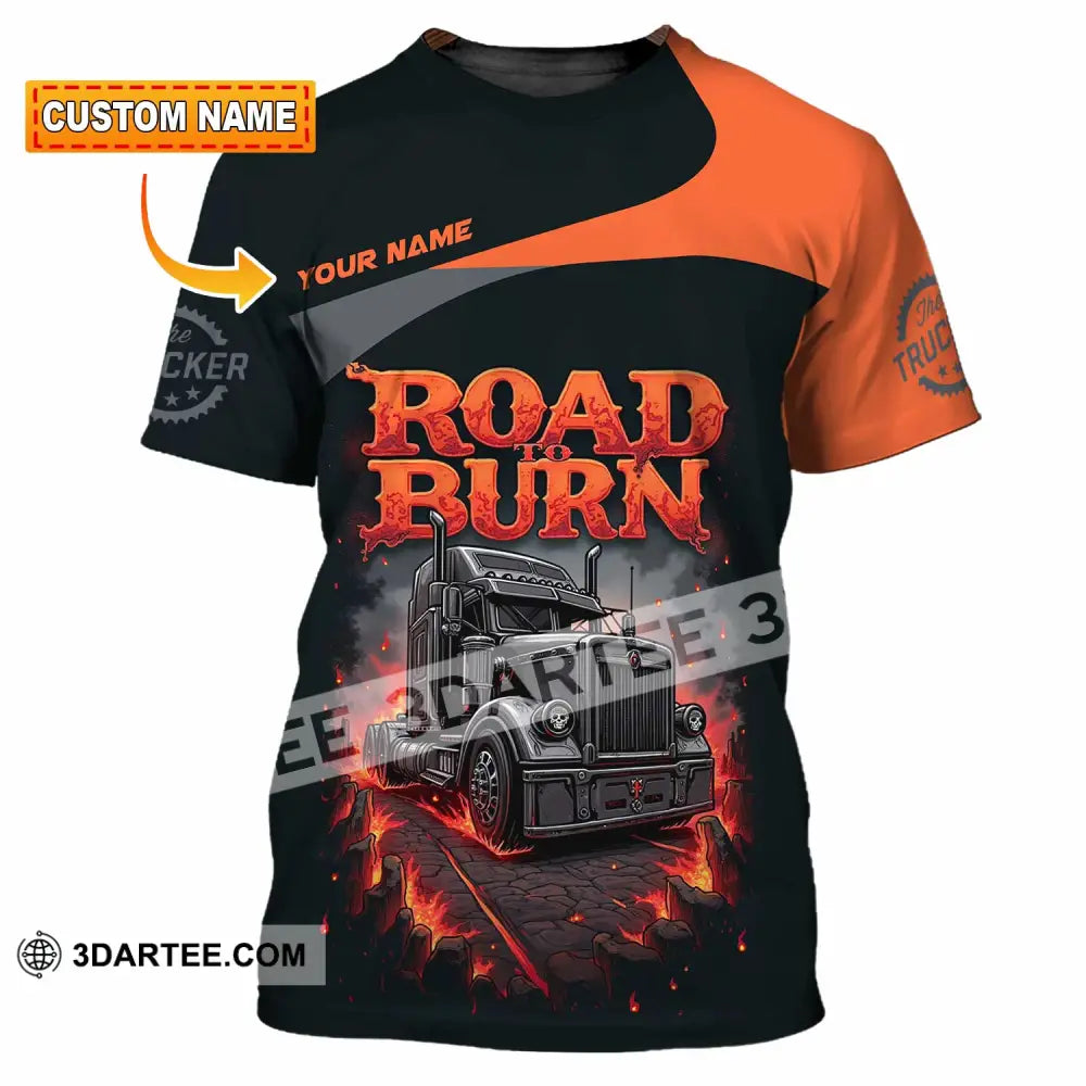 Unisex Shirt - Custom Road Born 3D Shirt T-shirt