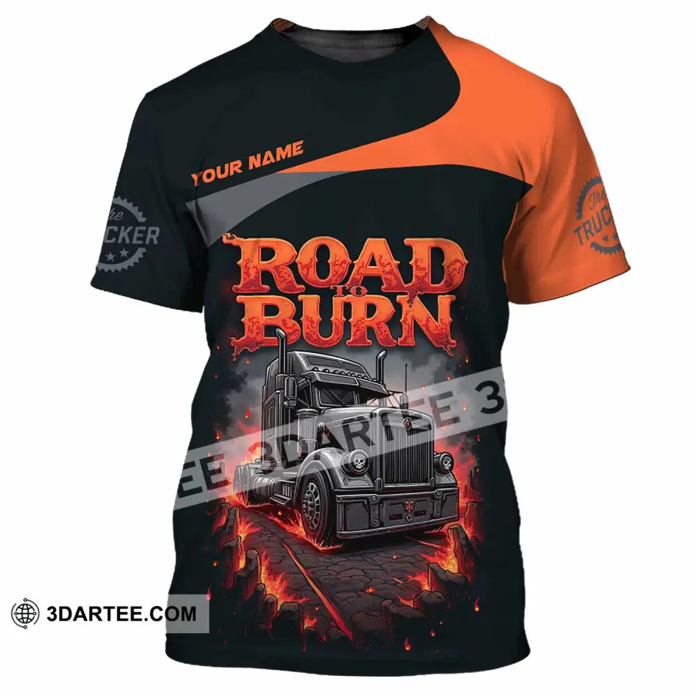 Unisex Shirt - Custom Road Born 3D Shirt T-Shirt / S T-shirt