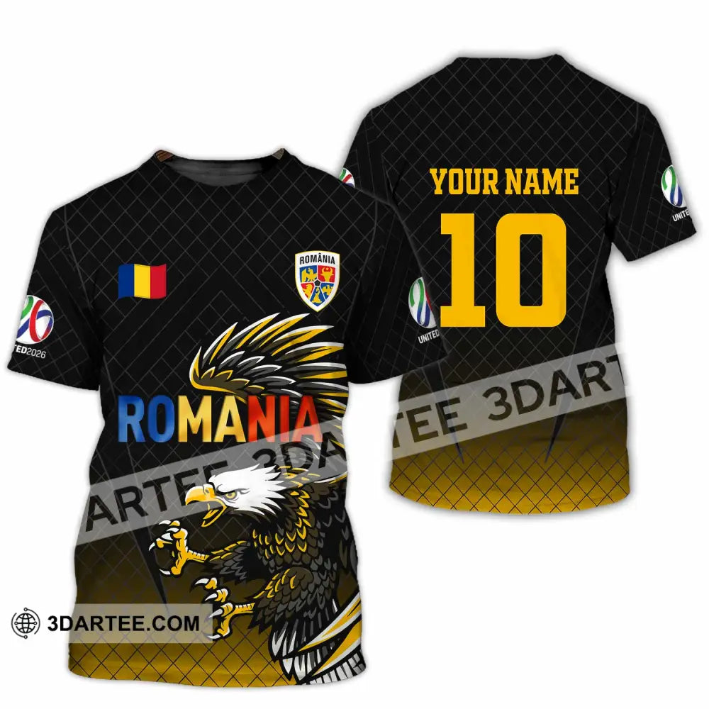Unisex Shirt - Custom Romania 3D Shirt T-Shirt / S T-shirt