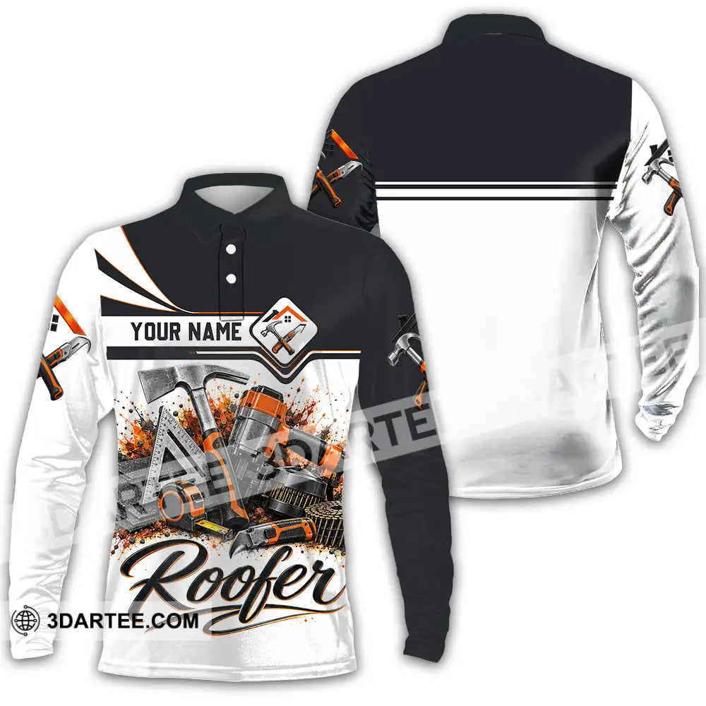 Unisex Shirt - Custom Roofer Shirt - Long Sleeve Polo / S - T-shirt