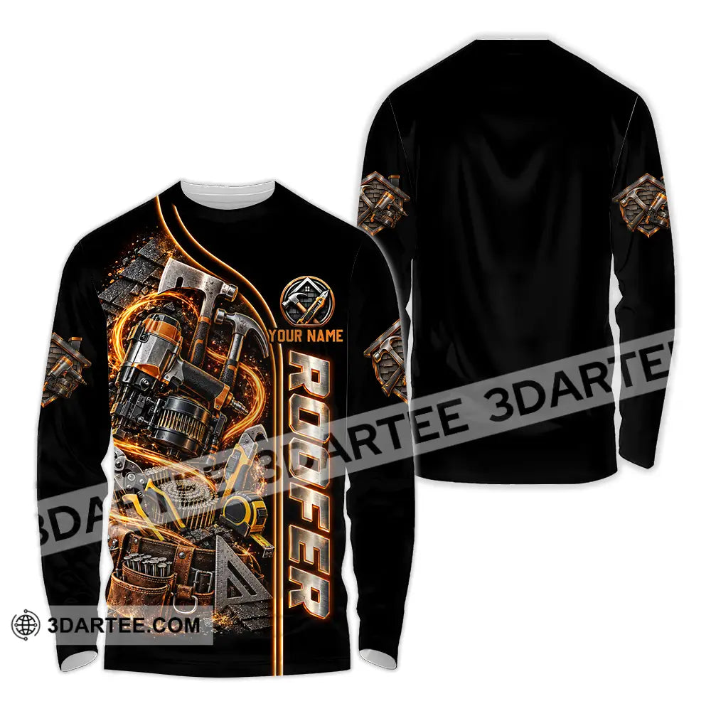Unisex Shirt - Custom Roofer Shirt - Long Sleeve Shirt / S - T-shirt