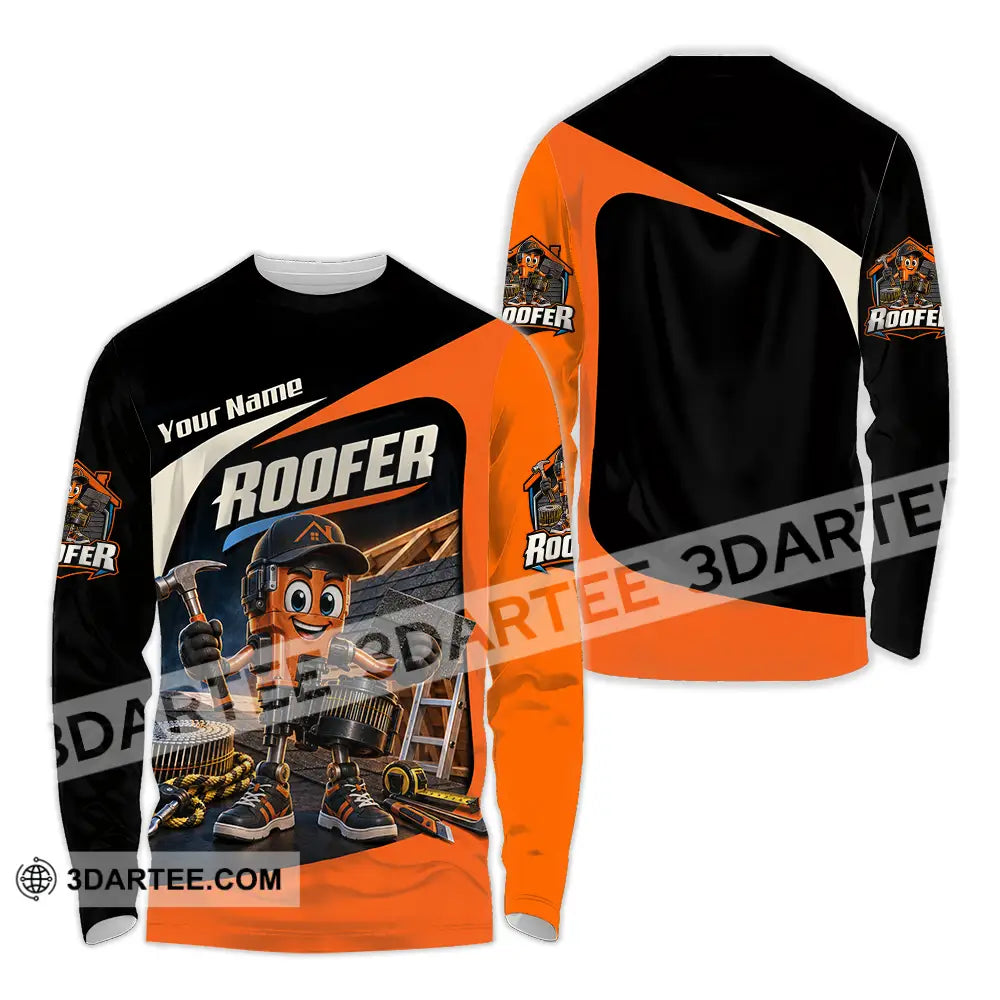 Unisex Shirt - Custom Roofer Shirt - Long Sleeve Shirt / S - T-shirt