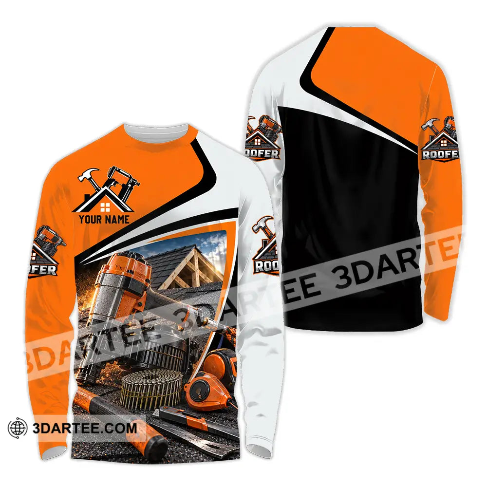 Unisex Shirt - Custom Roofer Shirt - Long Sleeve Shirt / S - T-shirt