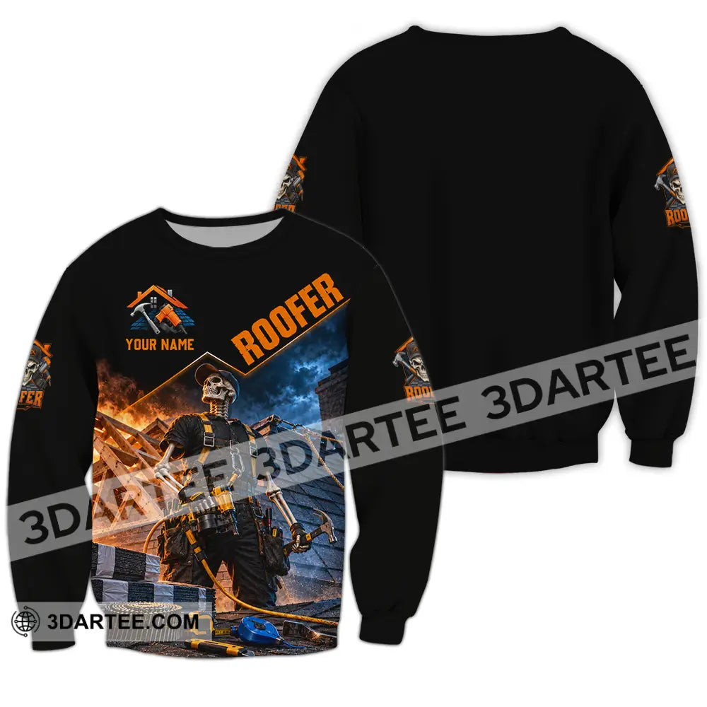 Unisex Shirt - Custom Roofer Shirt - Long Sleeve / S - T-shirt
