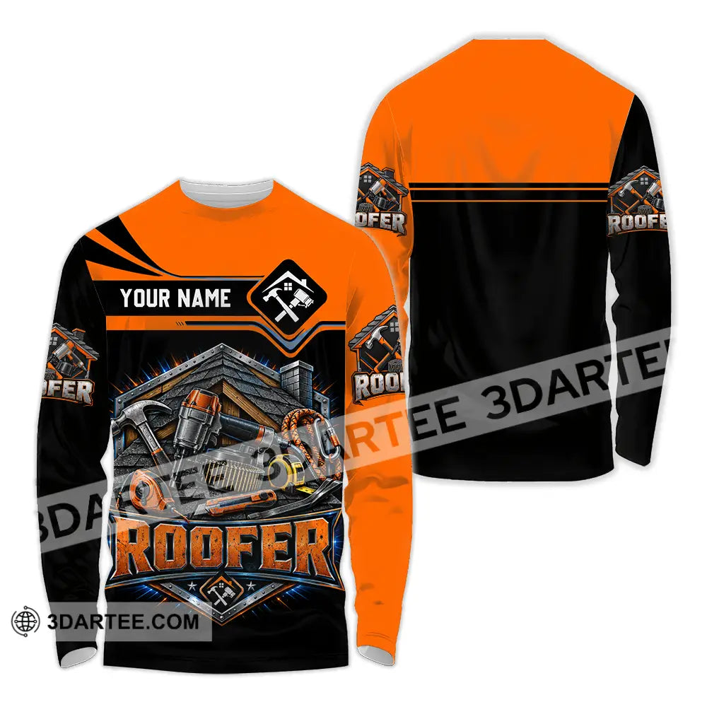 Unisex Shirt - Custom Roofer Shirt - Long Sleeve Shirt / S - T-shirt