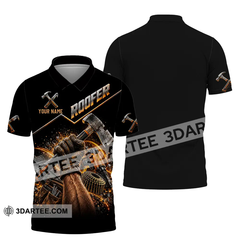 Unisex Shirt - Custom Roofer Shirt - Polo Shirt / S - T-shirt