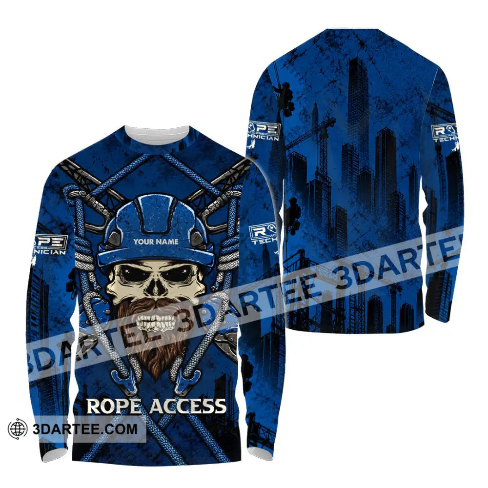 Unisex Shirt - Custom Rope Access Technician Shirt - Long Sleeve Shirt / S - T-shirt