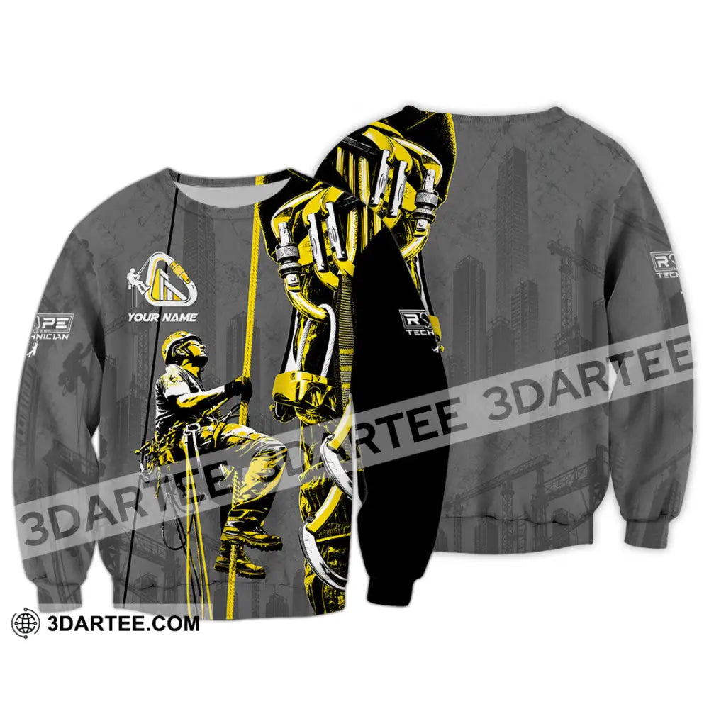 Unisex Shirt - Custom Rope Access Technician Shirt - Long Sleeve / S - T-shirt