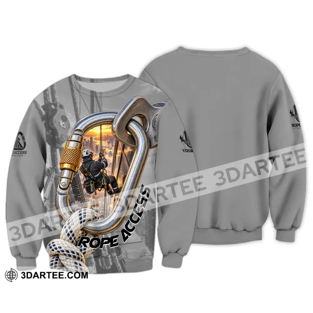 Unisex Shirt - Custom Rope Access Technician Shirt - Long Sleeve / S - T-shirt
