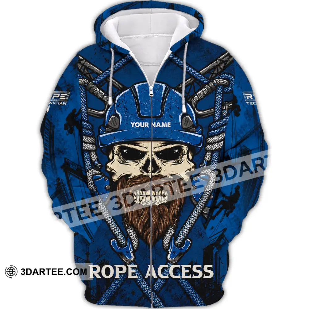 Unisex Shirt - Custom Rope Access Technician Shirt - Zipper Hoodie / S - T-shirt