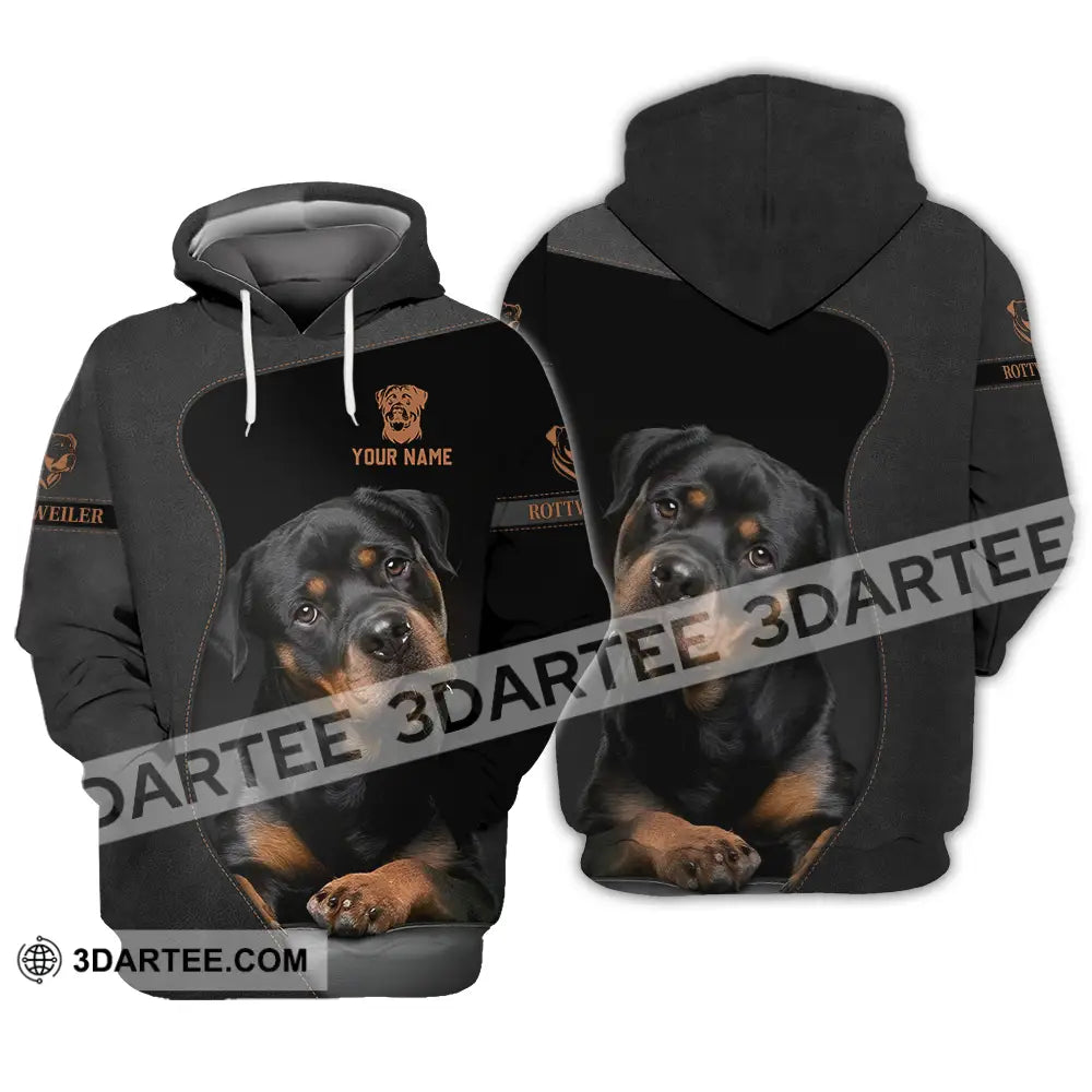 Unisex Shirt - Custom Rottweiler Dog Lover Shirt Hoodie / S T-shirt