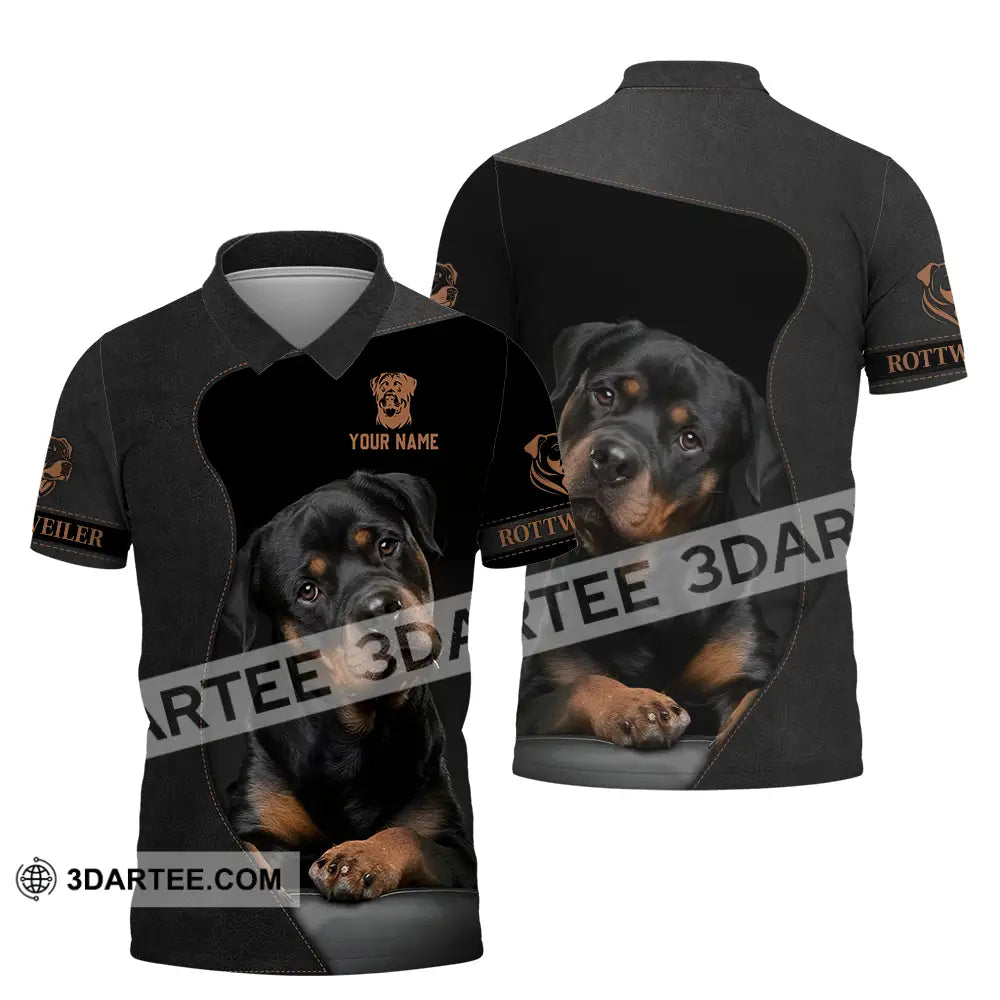 Unisex Shirt - Custom Rottweiler Dog Lover Shirt Polo Shirt / S T-shirt
