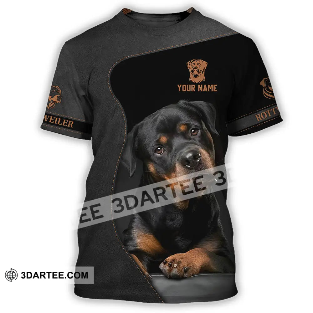 Unisex Shirt - Custom Rottweiler Dog Lover Shirt T-Shirt / S T-shirt